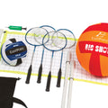 Volleyball and Badminton Combo Set with Adjustable Height Net L1597