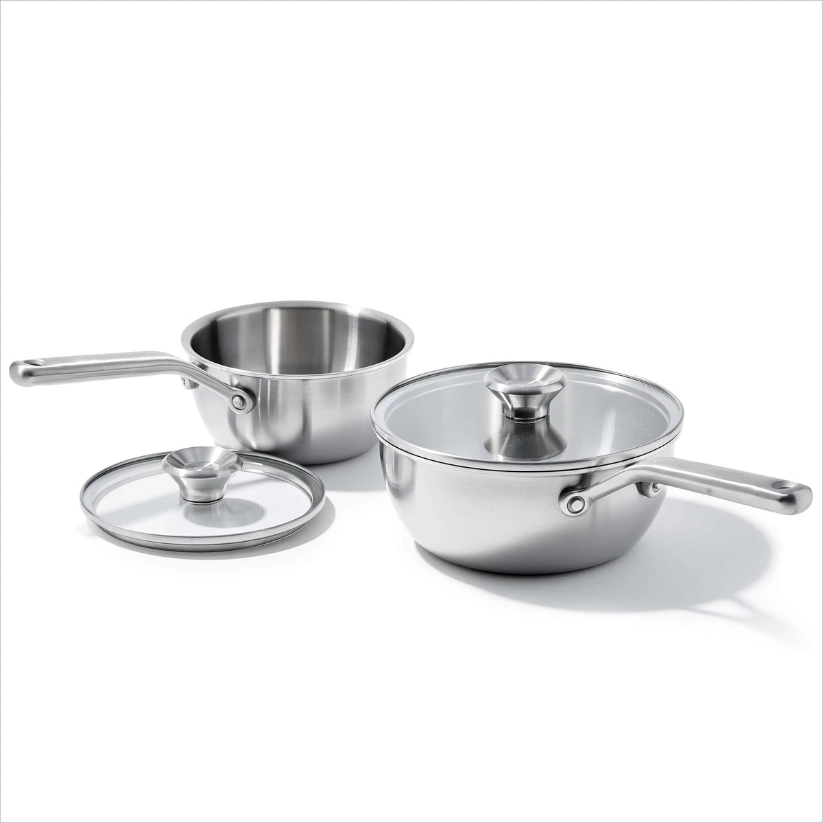 Tri-Ply Stainless Steel Chef's Pan Set F4714