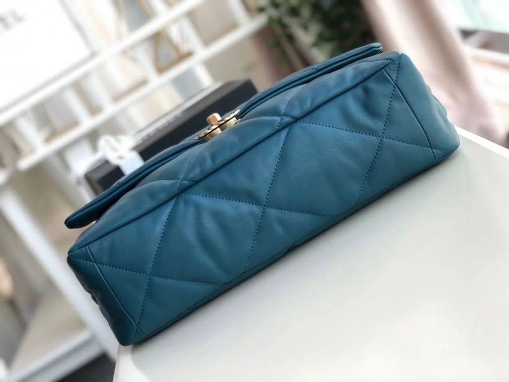 Teal Shoulder and Crossbody Handbag M7827