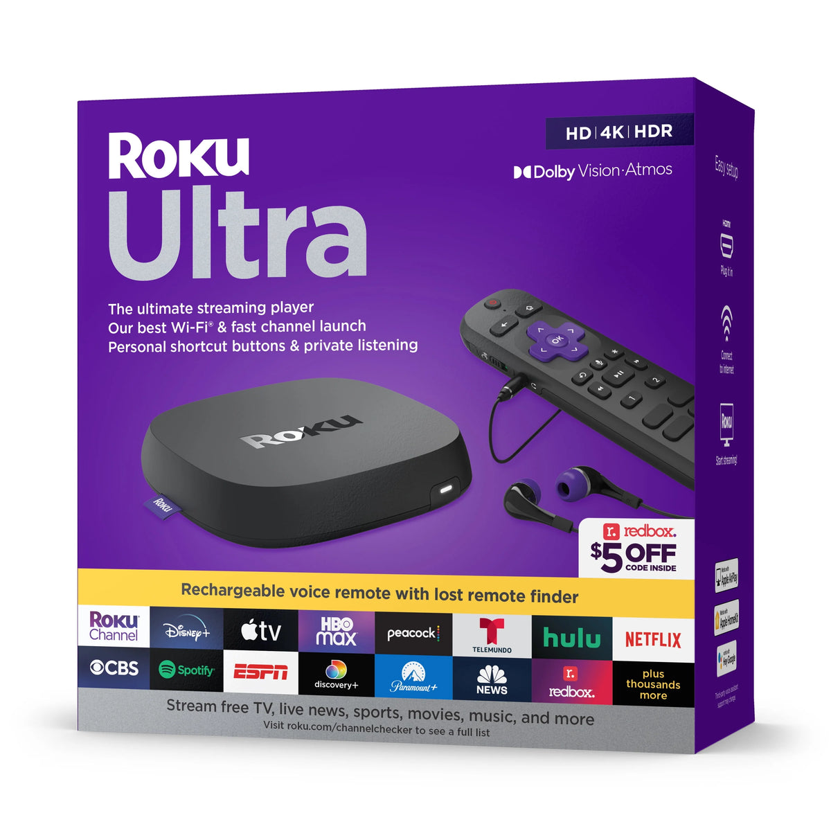 4K HDR Streaming Device with Voice Remote P866640