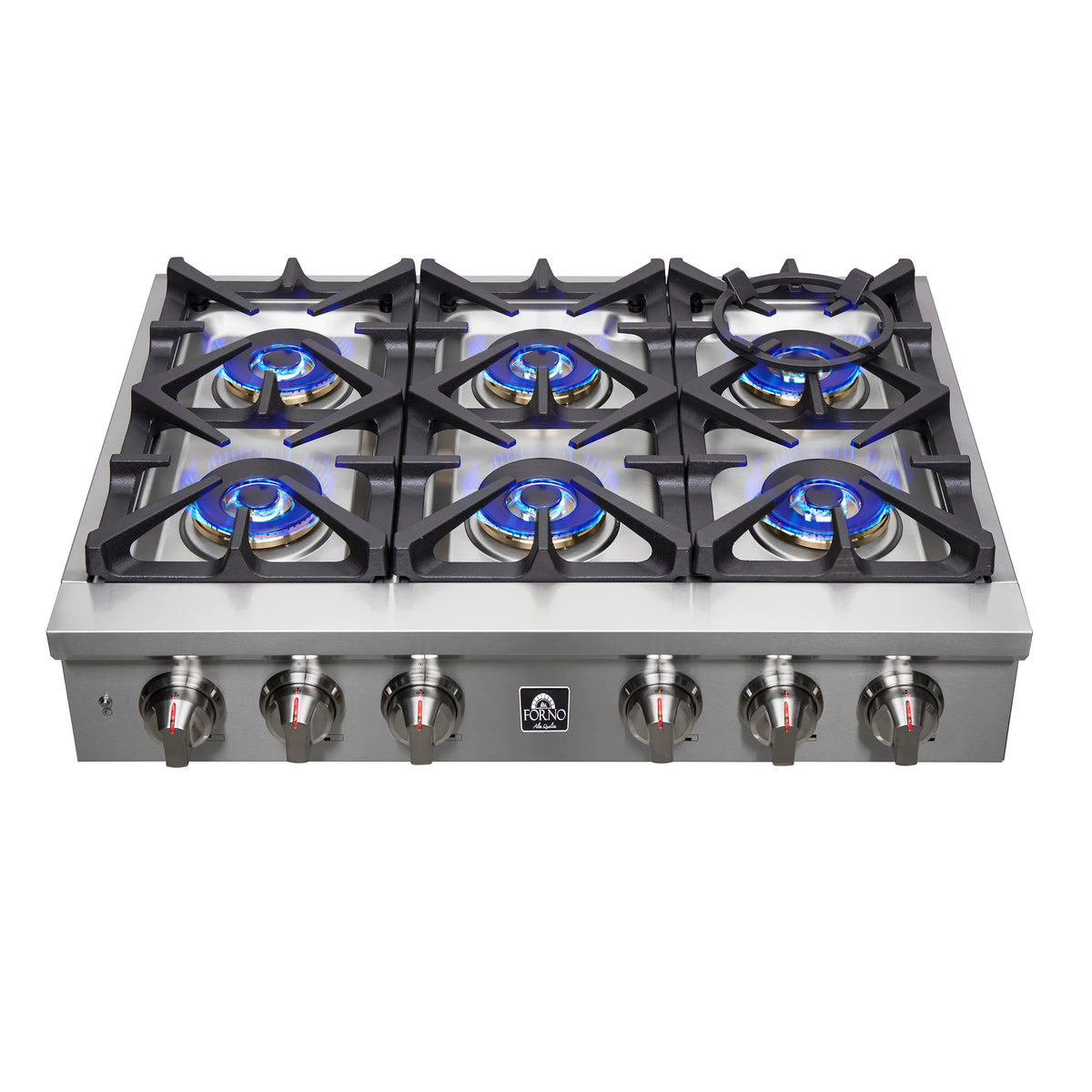 36 Gas Rangetop with 6 Sealed Burners in Stainless Steel I259499