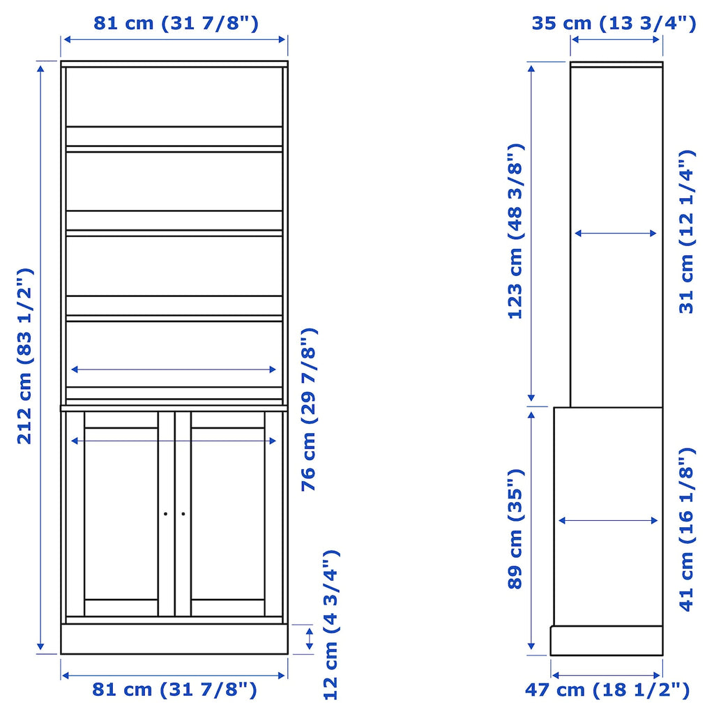 White Storage Combination N1327