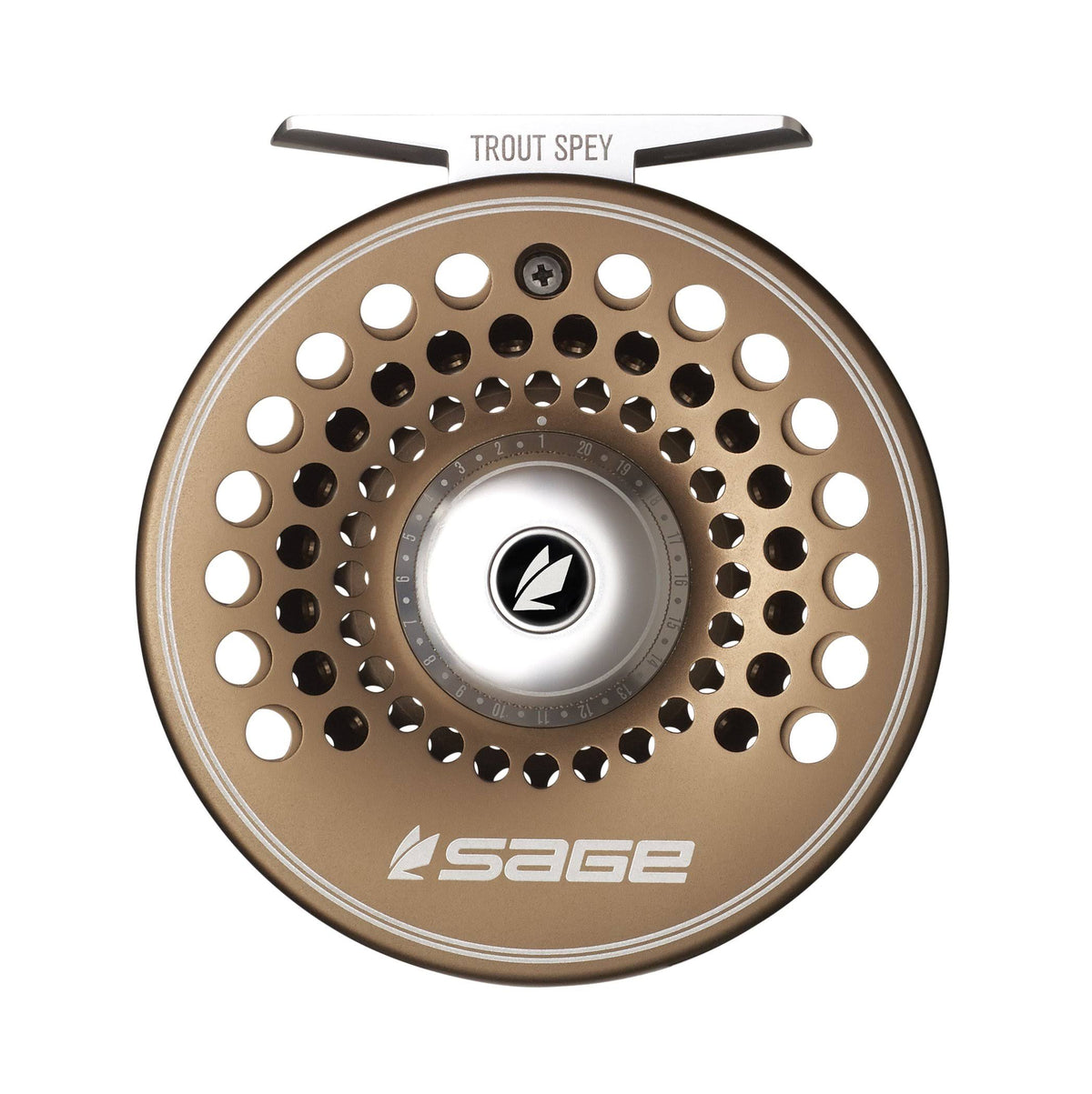 Bronze Sage Trout Spey Fly Reel 3/4/5 K432533