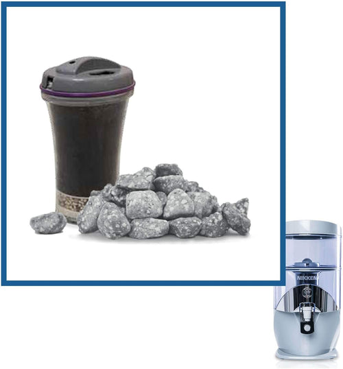 1 Filter Cartridge + 1 Mineral Stones Water Filter Replacement J4704