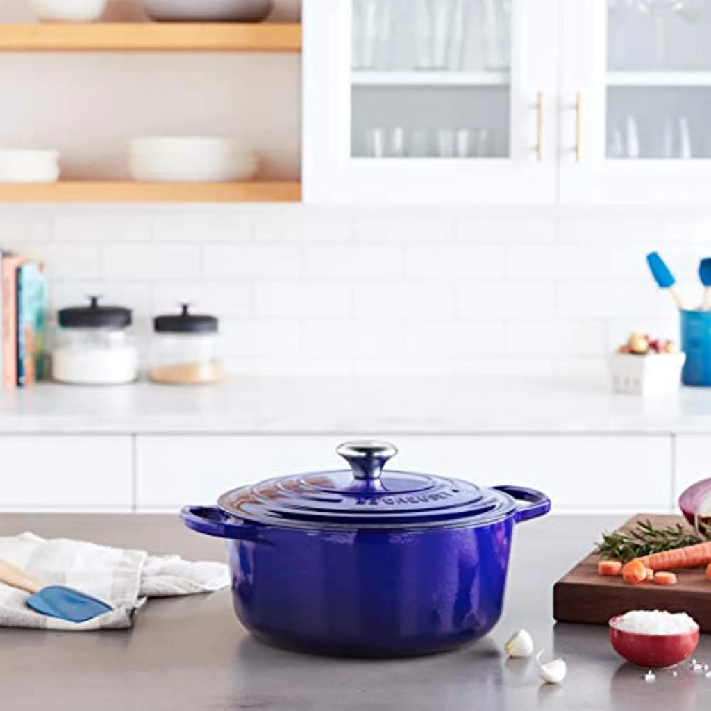 5.5 qt. Enameled Cast Iron Round Dutch Oven M34650