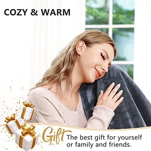 Full Size Flannel Electric Heated Blanket, 72" x 84" H45858