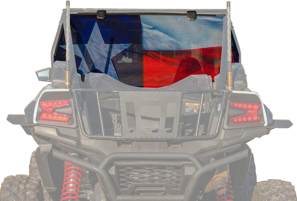 Rear Windshield 1/4 Thick Polycarbonate Lightly Tinted F187039