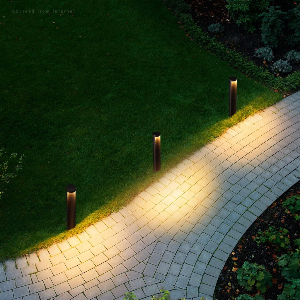 5W LED Landscape Pathway Light, 12-24V Low Voltage, IP65 Waterproof, Die-Casted Aluminum, 3000K Warm White, Pack of 6 W923185