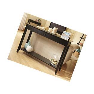 Black Console Table with Drawer S9584