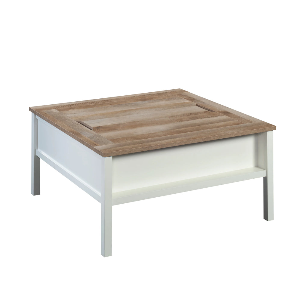 Soft White Coffee Table with Reversible Top D2671