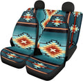Black and White Cow Print Car Seat Cover 4piece J8466