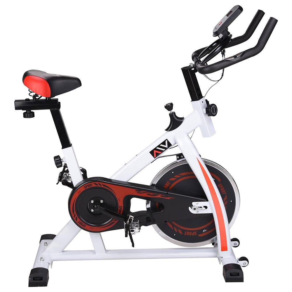 White Indoor Exercise Bike S4216