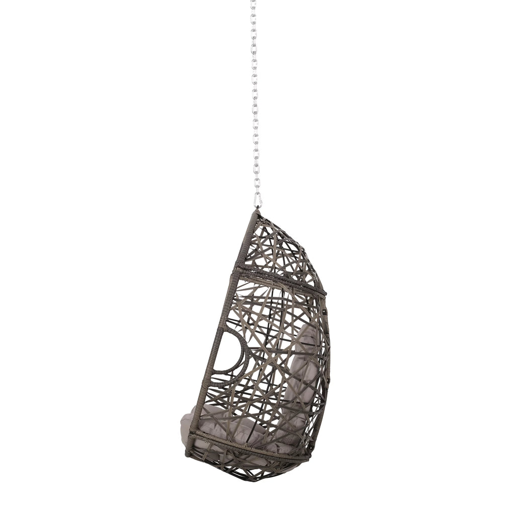 Gray Wicker Hanging Chair M6501