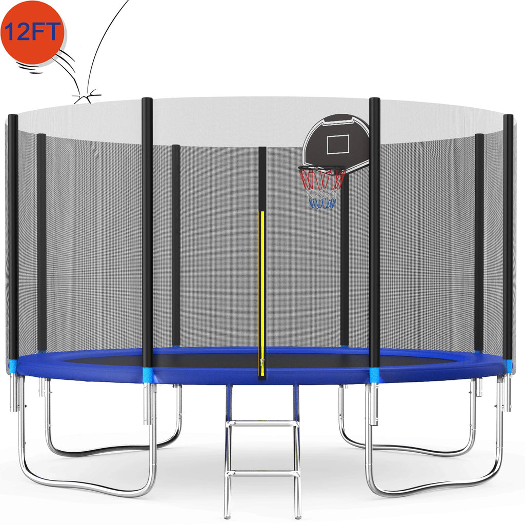 12FT Round Trampoline with Enclosure U197