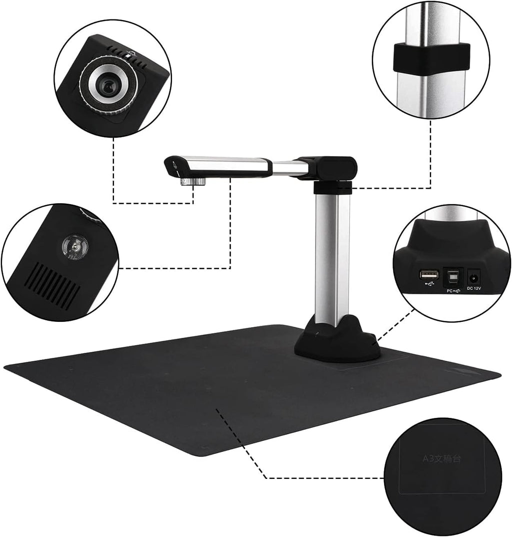 10MP Portable A3 A4 Document Camera T95546