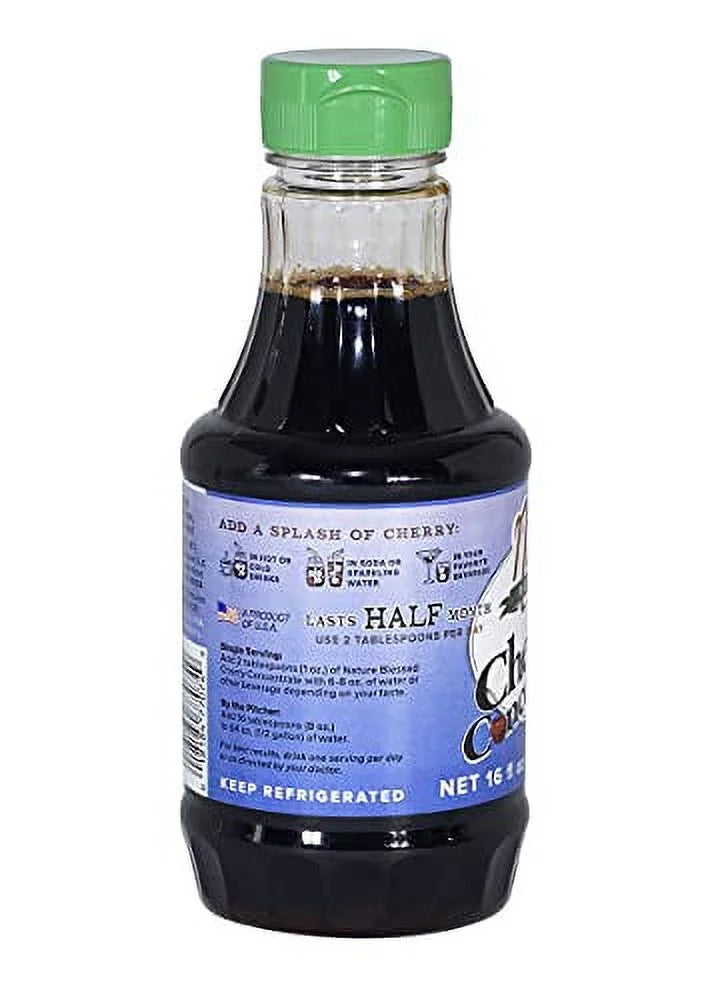 Pure Cherry Concentrate 1 Pint 16Oz Bottle All Natural No Added Sugar T8255