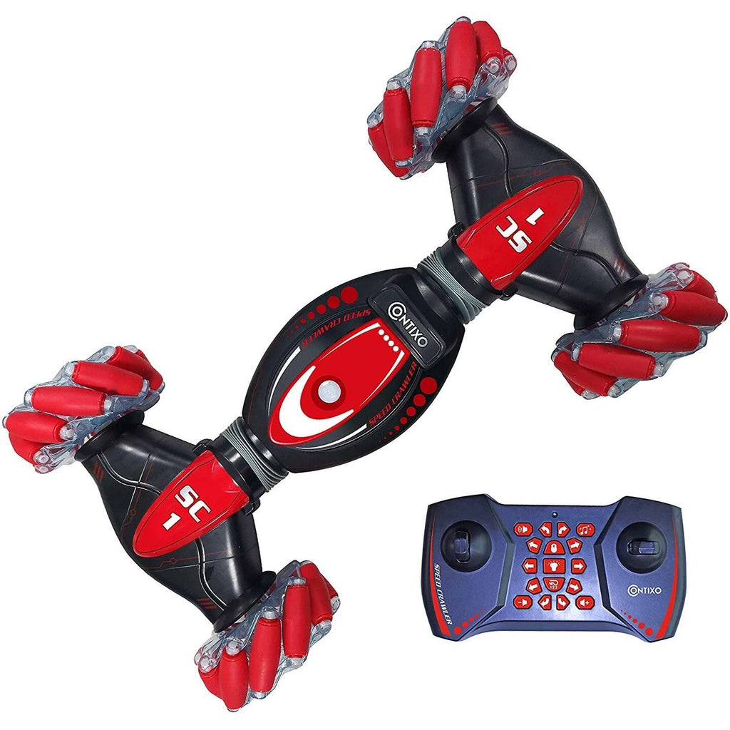 Red 4WD RC Stunt Car B605