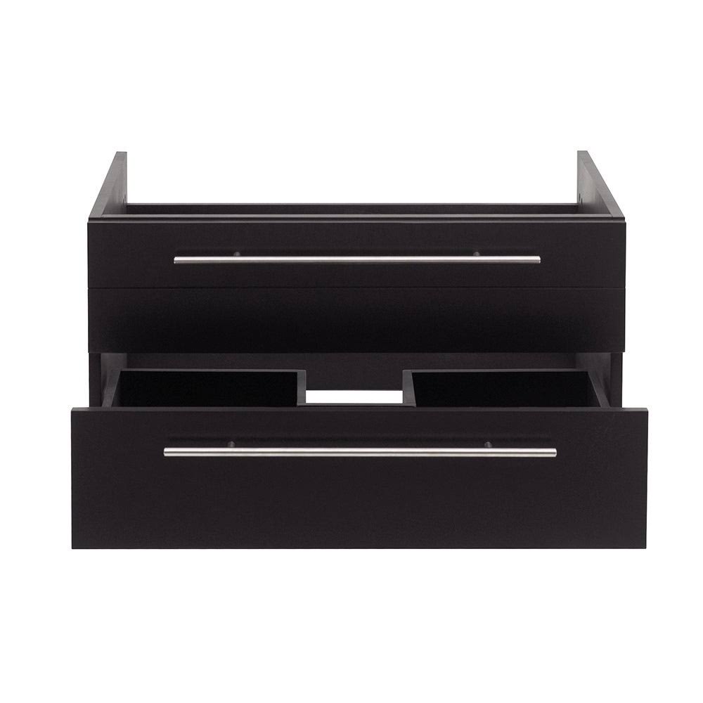 Espresso Wall Hung Undermount Bathroom Cabinet U721017
