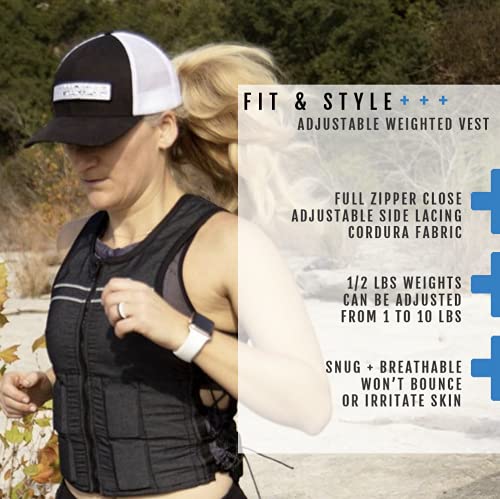 Women Weighted Vest Adjustable up to 10 lbs C52286