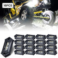 16Pods White LED Rock Lights H228