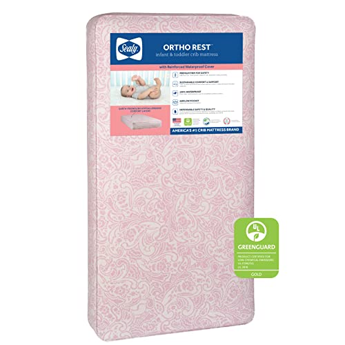 Waterproof Crib Mattress, 150 Extra Firm Coils, 52"X28" J7253