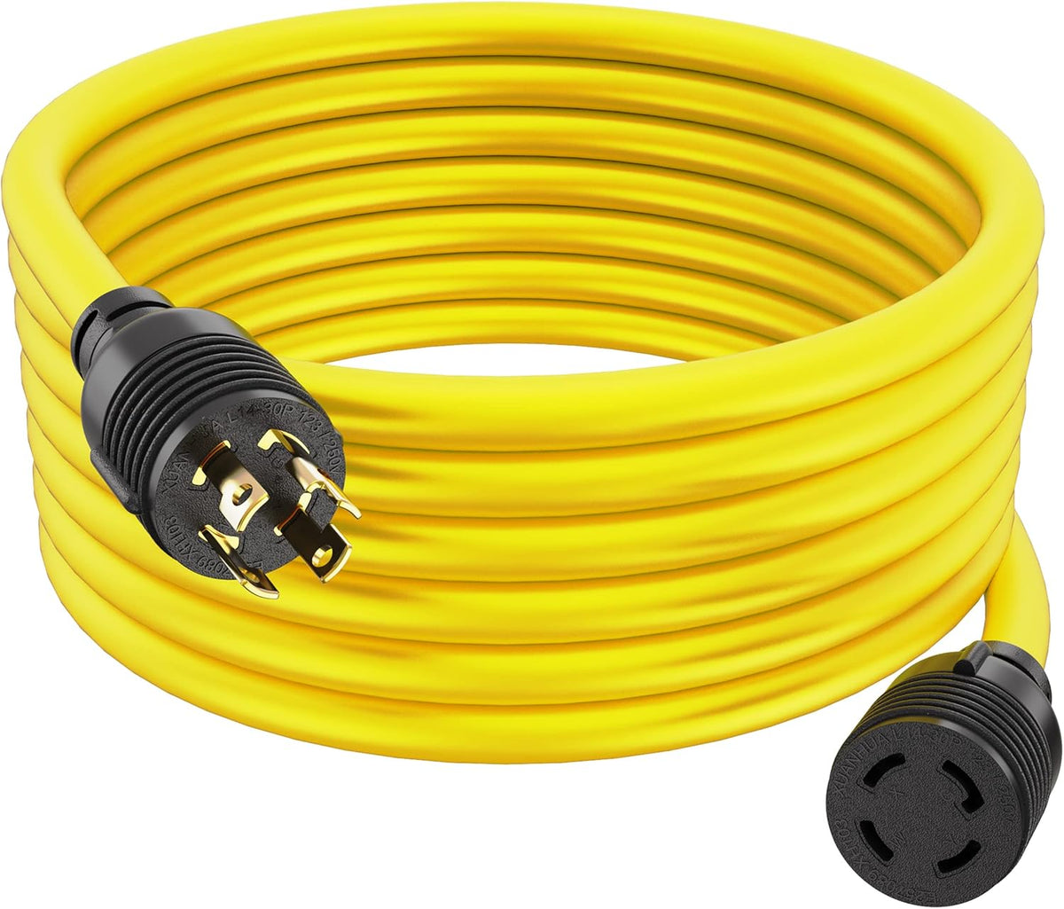 30 Amp 25 Ft 4 Prong Generator Extension Cord O425960