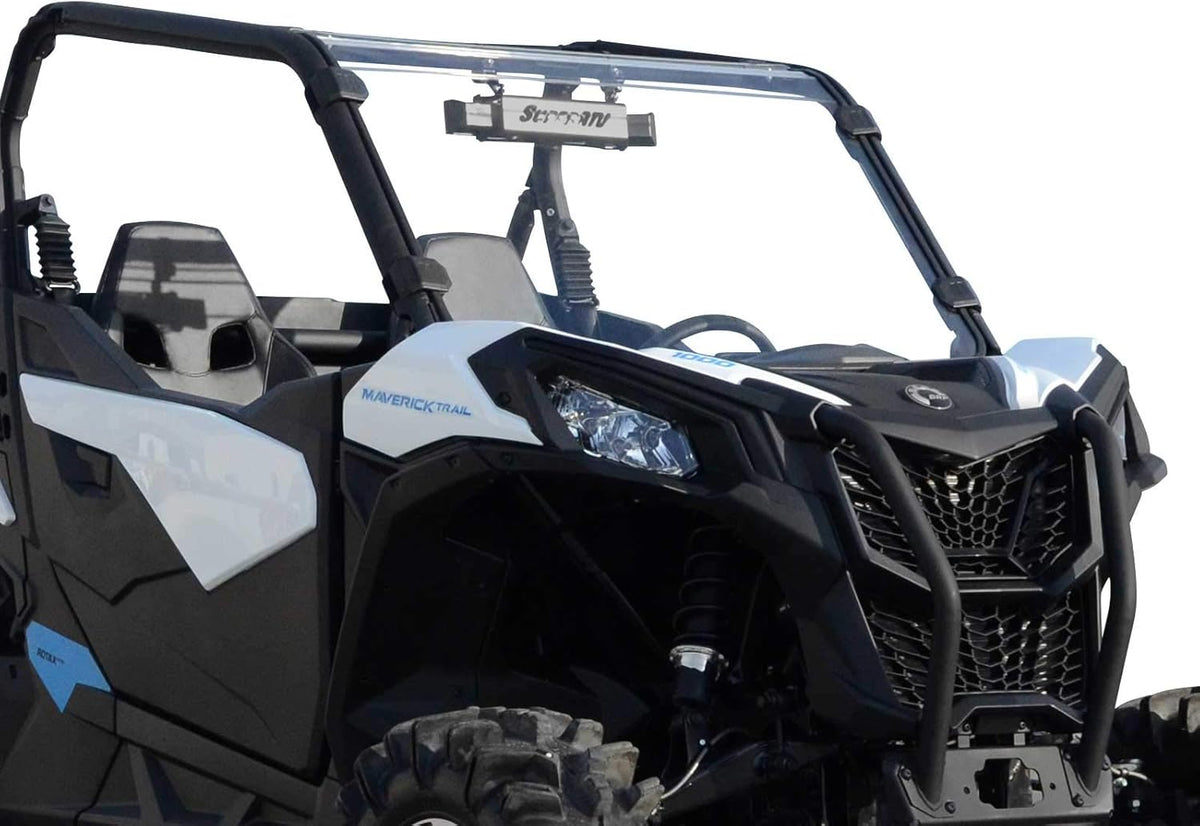 Heavy Duty Scratch Resistant Full Windshield, 1/4 Thick Polycarbonate Q6475