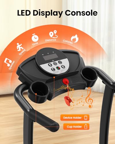 3.0HP Folding Treadmill with Incline G129