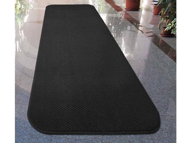 Skid-Resistant Carpet Runner - Black - 10 ft. x 27 in. Y252097