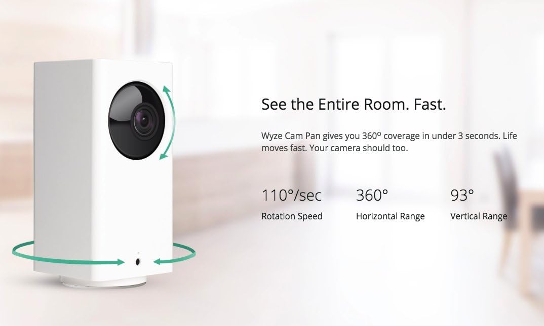 White 1080p Pan/Tilt/Zoom Wi-Fi Indoor Camera with Night Vision, 2-Way Audio, Pack of 2 N51398