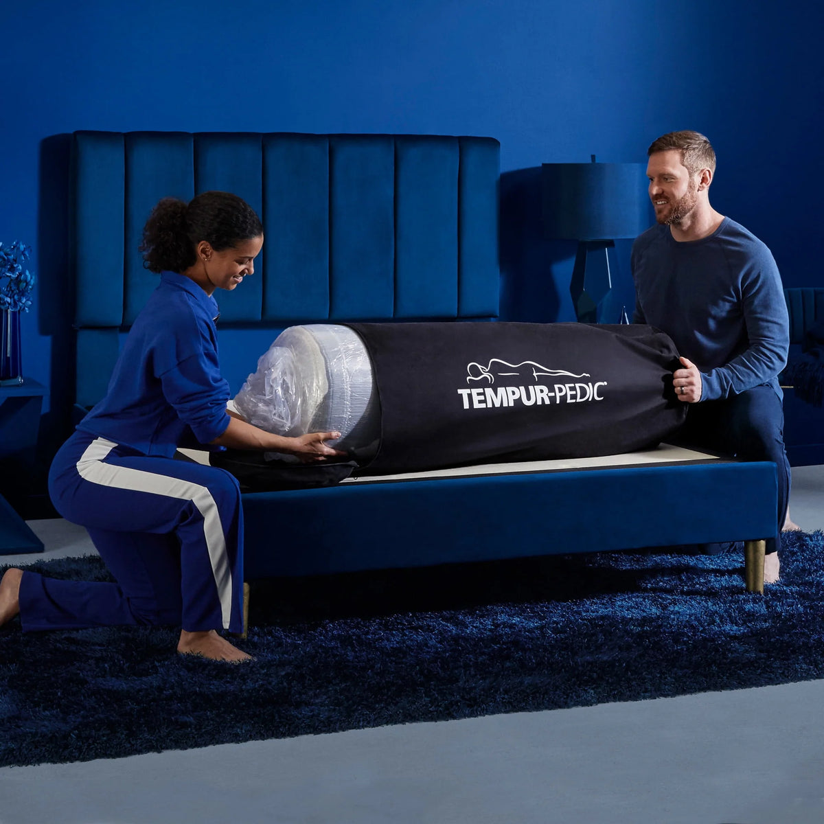 Queen Size Memory Foam Bed in a Box W26872