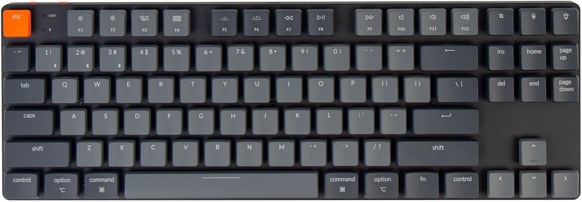 87 Keys Ultra-Slim Wireless Mechanical Keyboard with White LED Backlit C33173