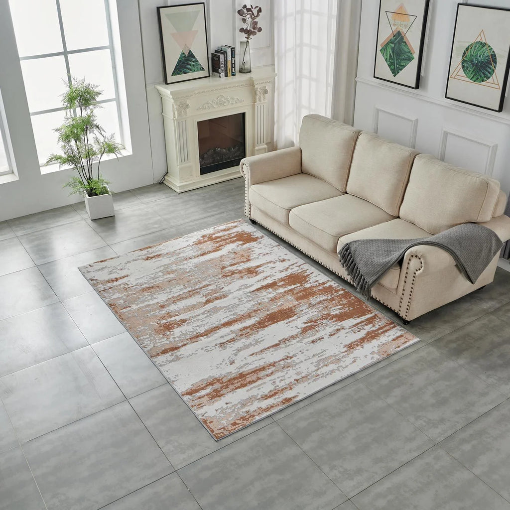 Abstract Design Area Rug T75457