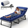 Portable Camping Cot with Removable Mattress and Pillow L6556