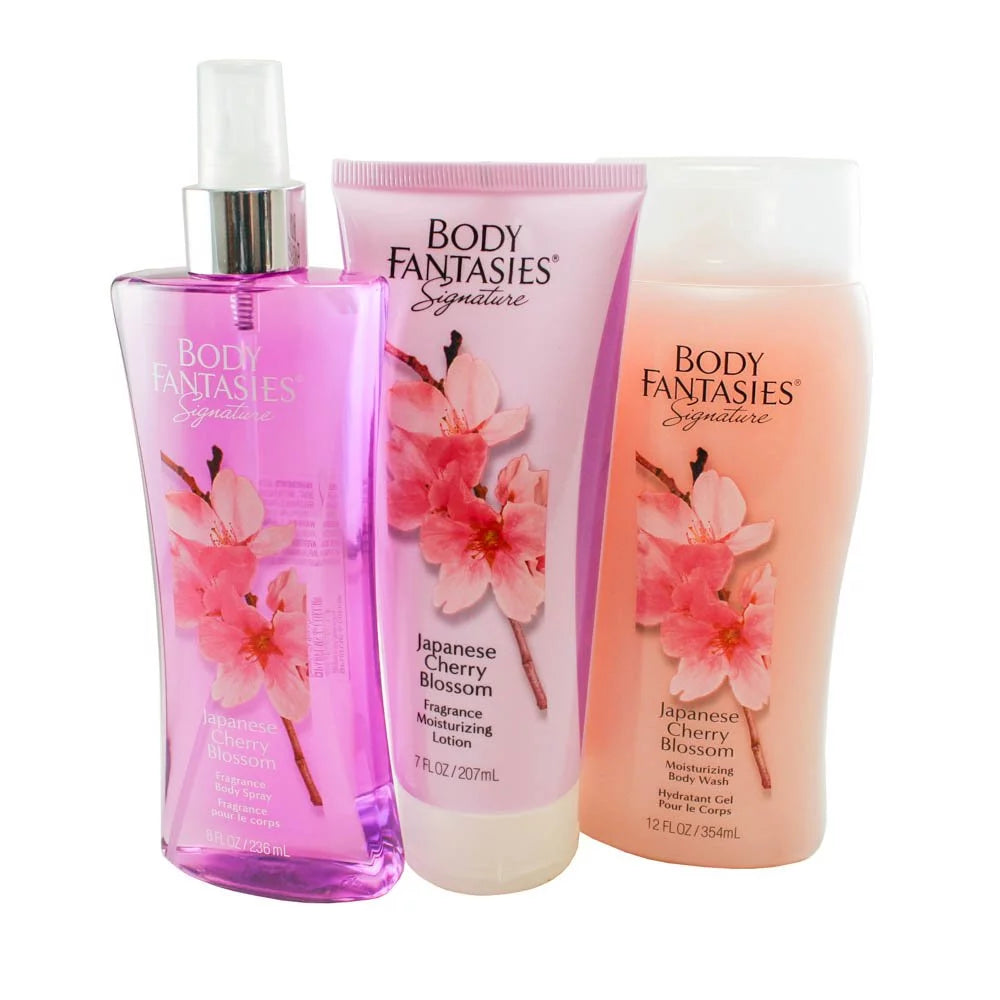 Japanese Cherry Blossom 3 Piece Gift Set R198812