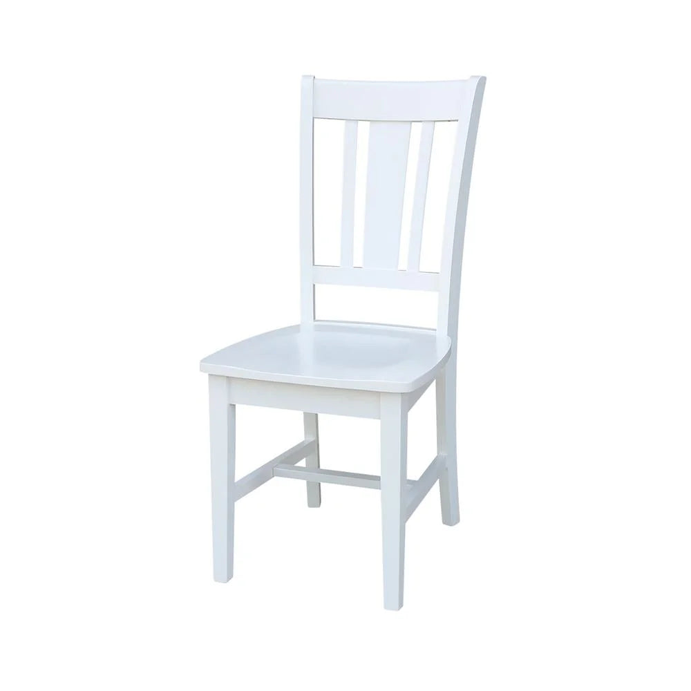 Solid Wood 5-Piece Dining Set with Drop Leaf Table and 4 Splat Back Chairs M7382