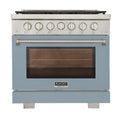 36 5.2 cu. ft. Propane Gas Range Light Blue Y44536