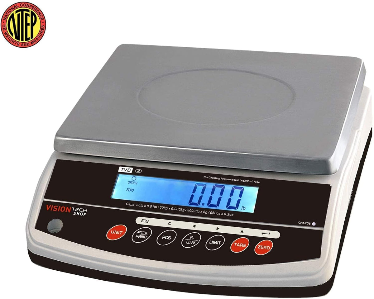 60lb Digital Bench and Counter Scale Q278634