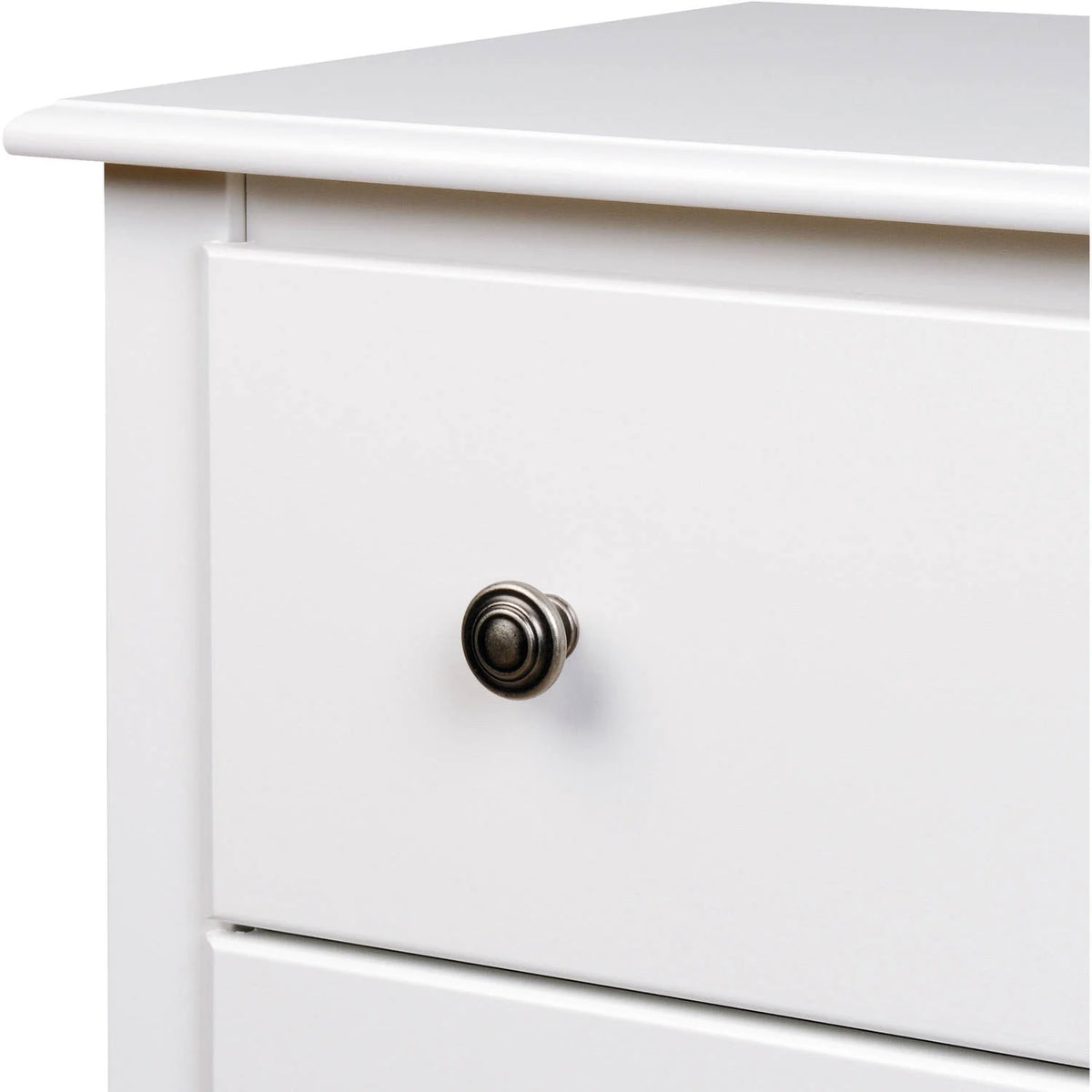 White 2 Drawer Nightstand N218