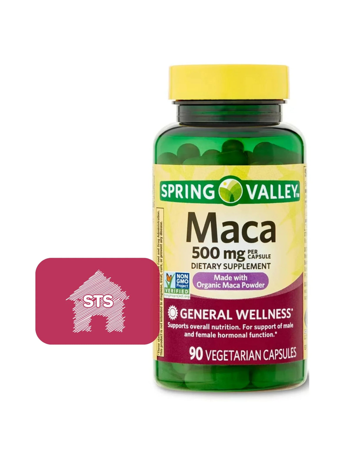500mg Maca Root Capsules N9400
