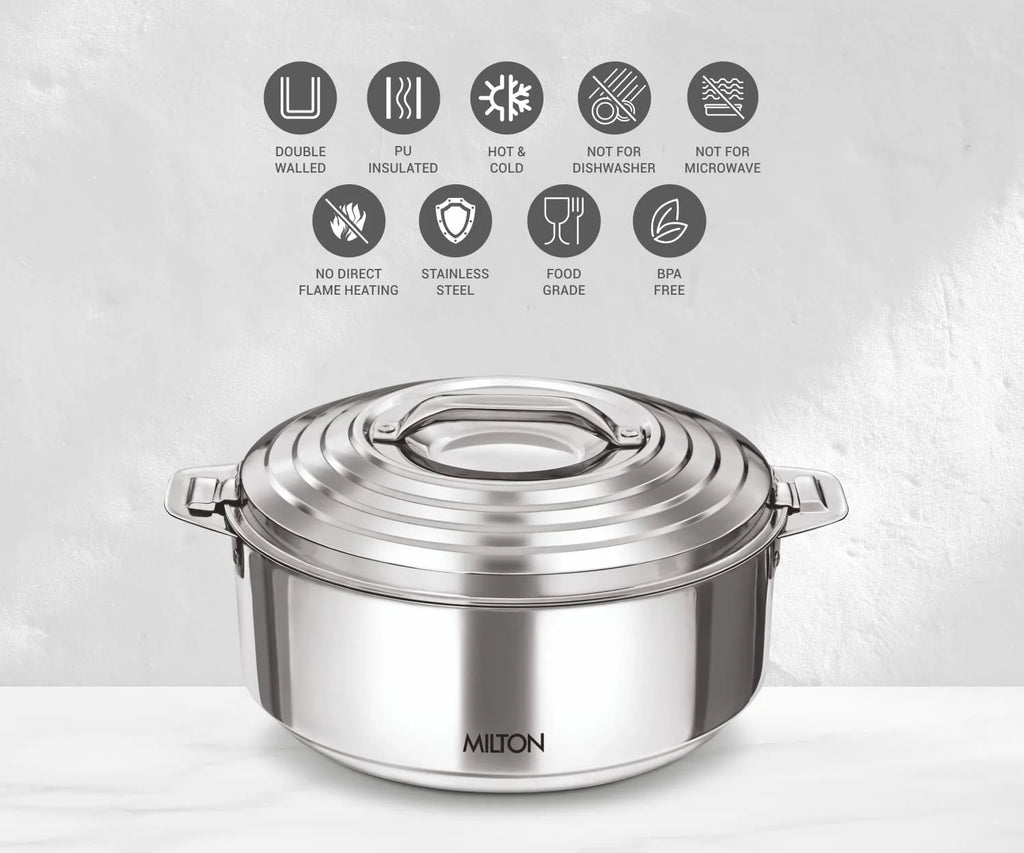 Insulated Stainless Steel Casserole 84 oz L223