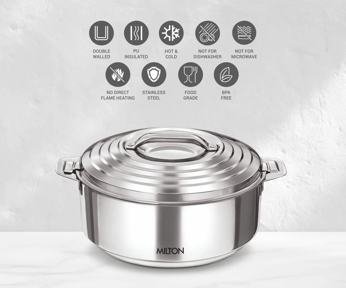 Insulated Stainless Steel Casserole 84 oz L223
