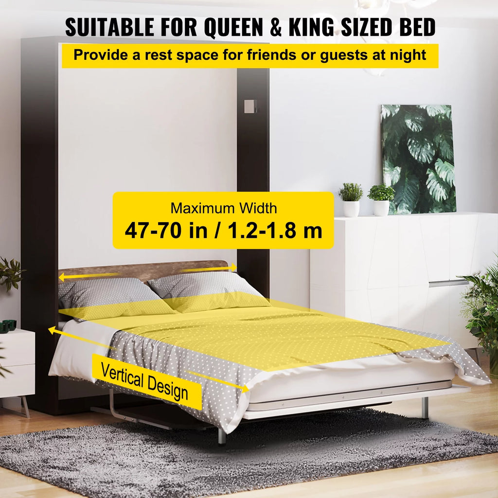 Murphy Bed Hardware Kit Vertical Mounting Heavy Duty Bed Support M730488