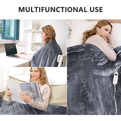 Full Size Flannel Electric Heated Blanket, 72" x 84" H45858