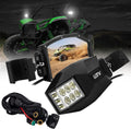 Aluminium UTV Side Mirrors with LED Spot Lights, One Pair U540565