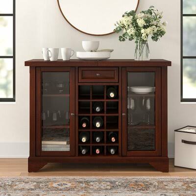 Vintage Mahogany Bar Cabinet Y62449