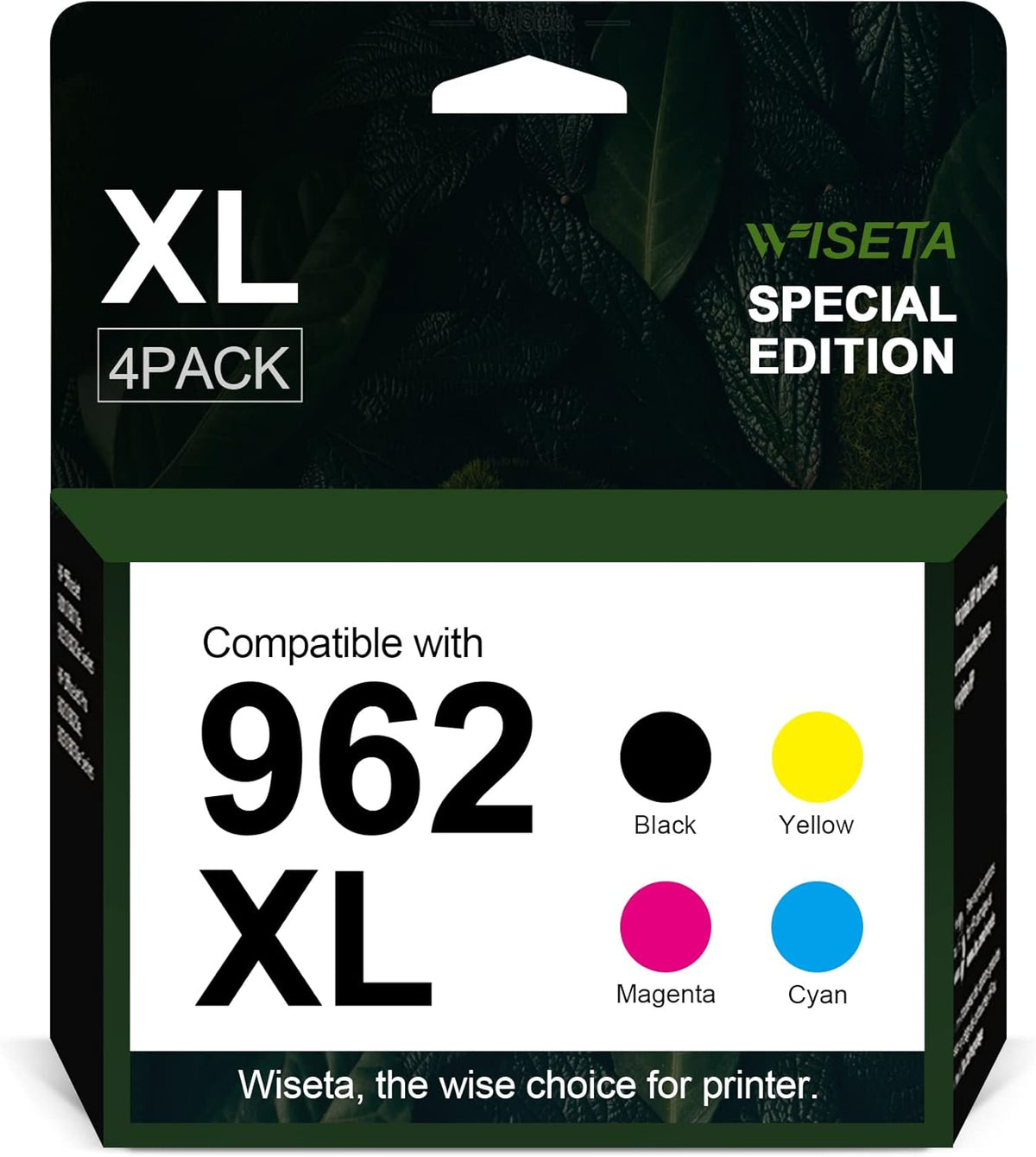 Black and C/M/Y Ink Cartridge 4-Pack Remanufactured Ink Cartridges O119666