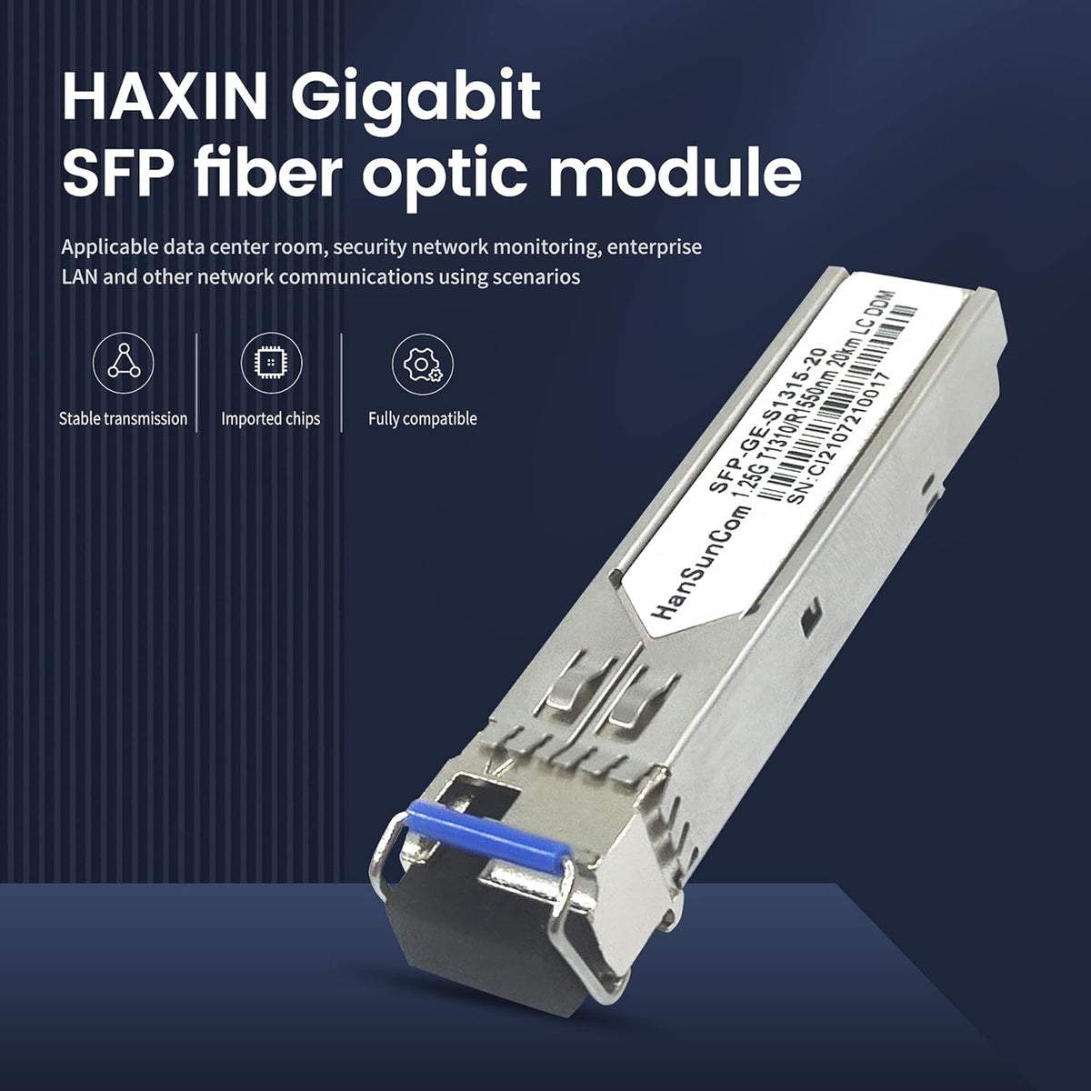 2 PCS Gigabit Fiber Optical Transceiver Connectors Z855