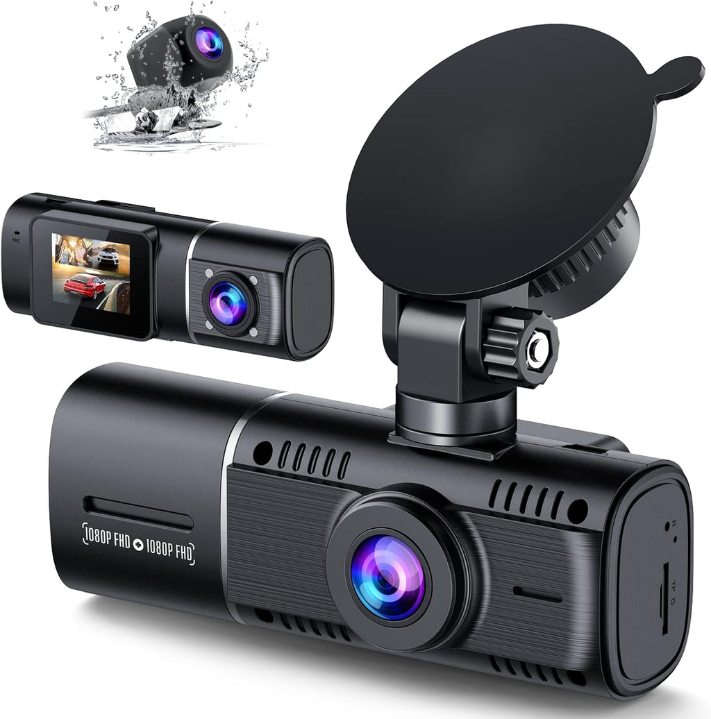 Dash Camera 1080P 1.5" Display 170° Wide Angle Motion Detection Pack of 2 M758388