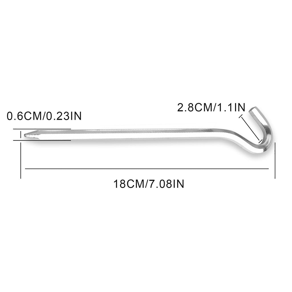 14pcs Steel Tent Stakes Y272917